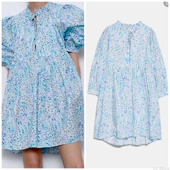 COPY - RINTED POPLIN DRESS - Picture 11 of 14